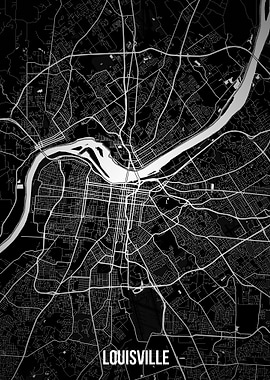 Louisville dark map