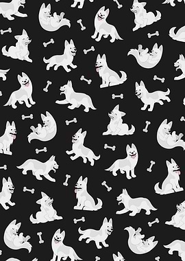 White German Shepherd Dog