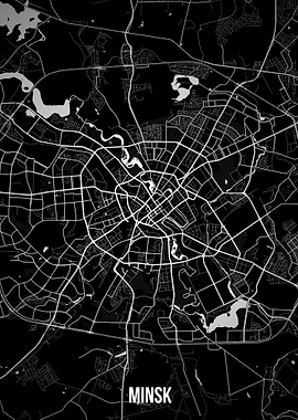 Minsk dark map