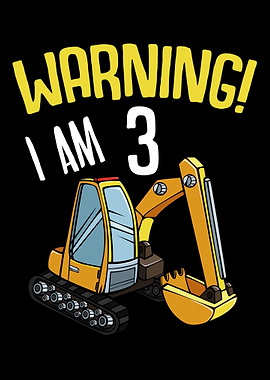 Truck 3rd Birthday Boy