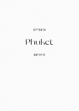 Phuket Coordinates