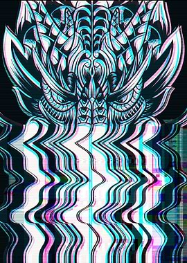 Japanese Dragon Vaporwave