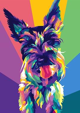 Dog Pet Popart