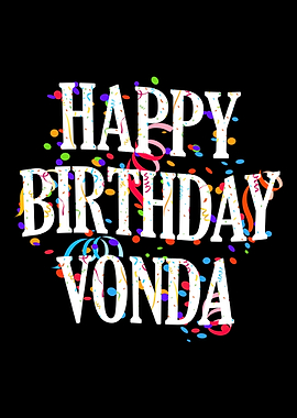Happy Birthday Vonda