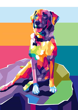 Dog Pet Popart