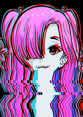 Anime Girl Vaporwave