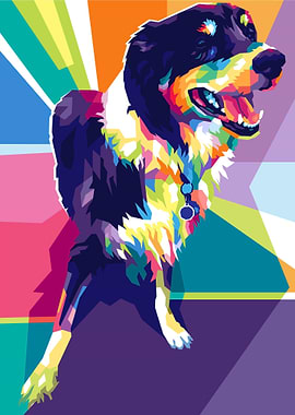 Dog Pet Popart
