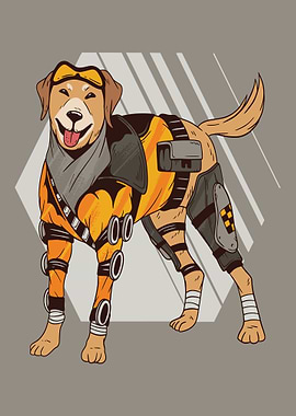 CUTE DOG CYBORG