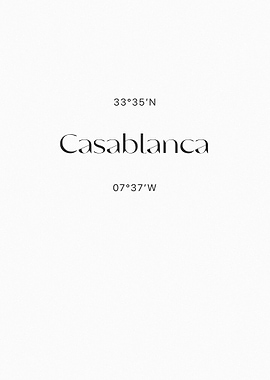 Casablanca Coordinates