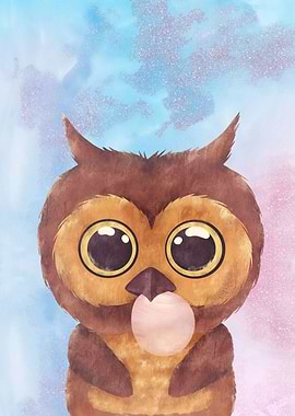 Dreamy Owl bubble gum