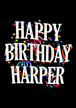 Happy Birthday Harper