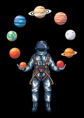 Juggling Astronaut