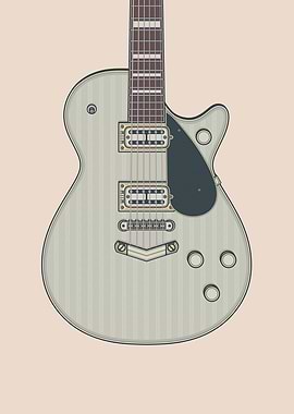 Silver Jet Guitar