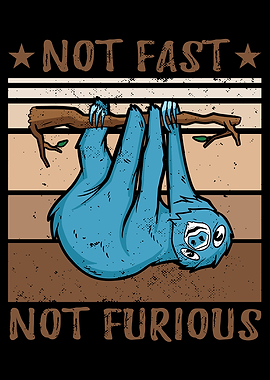 Not Fast Not Furious Sloth