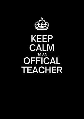 Keep Calm Im An Official