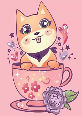 CUTE DOG KAWAII CUP