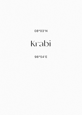 Krabi Coordinates