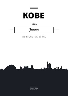 Kobe Japan skyline