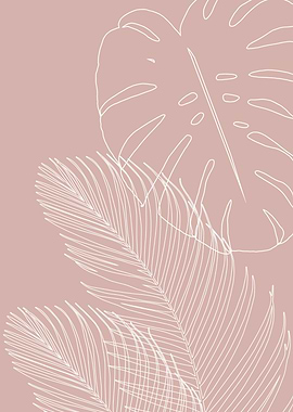 Monstera Palm Leaves 5