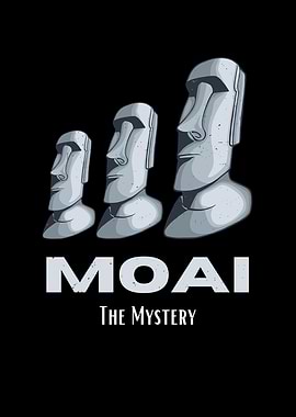 Rapa Nui Moai Stone Heads