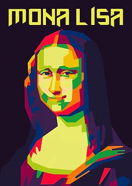 Wpap popart Mona Lisa