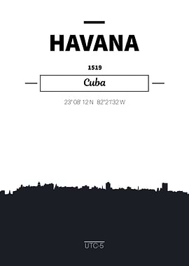 Havana Cuba skyline