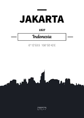 Jakarta Indonesia skyline