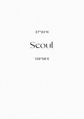 Seoul Coordinates