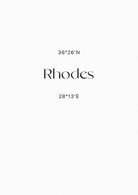 Rhodes Coordinates