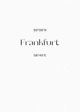 Frankfurt Coordinates