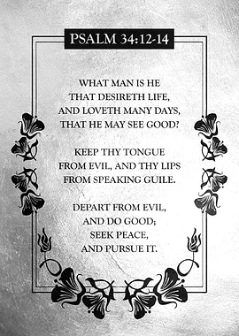 Psalm 34 12 14