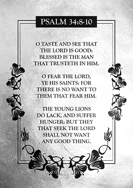 Psalm 34 8 10