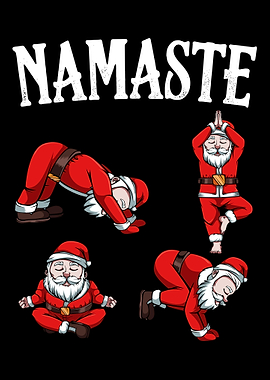 Namaste Santa Claus Yoga