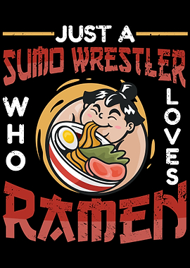 Japanese Sumo Ramen Kawaii