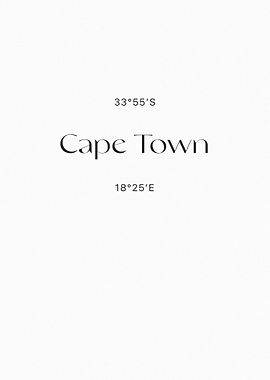 Cape Town Coordinates