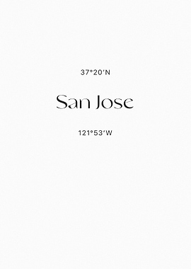 San Jose Coordinates