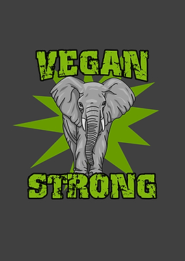 Elephant is vegan and