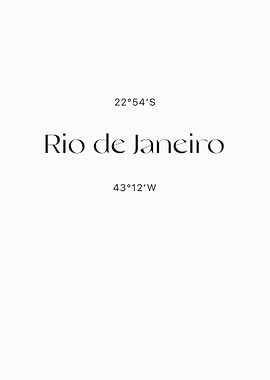 Rio de Janeiro Coordinates