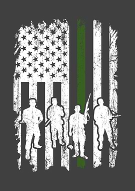 AMERICAN FLAG SOLDIERS