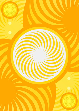 Happy Yellow Orange Glyph