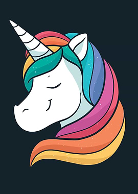 Unicorn cute rainbow