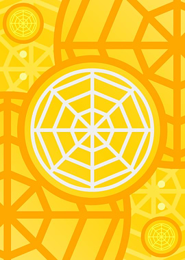 Happy Yellow Orange Glyph