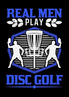 Disc Golf Man Throwing