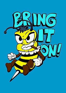 Cartoon Bee Bring It On