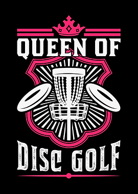 Queen Of Disc Golf Player