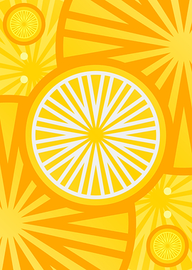 Happy Yellow Orange Glyph