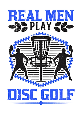 Disc Golf Man Throwing