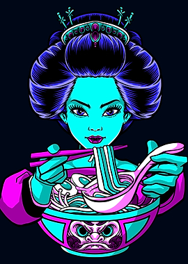 Geisha Ramen Aesthetic