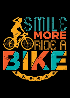 Bicyclist saying cycling b