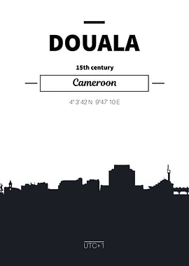 Douala Cameroon skyline